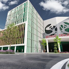 Beykoz Şehir Hastanesi Cephe Gündüz Zemin