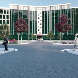 Beykoz Şehir Hastanesi Otopark Cephe Ana Giriş