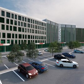 Beykoz Şehir Hastanesi Otopark Cephe Otopark Doğu