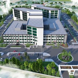 Iğdır Devlet Hastanesi cephe nizamiye