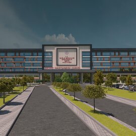 İskenderun Şehir Hastanesi Mimari Proje Karşılama Logo
