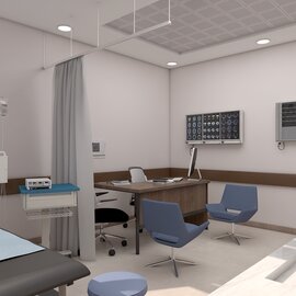 İskenderun Şehir Hastanesi Mimari Proje Muayene A